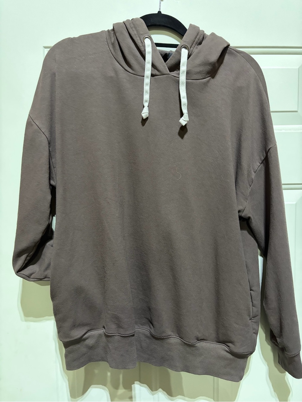 Women’s Hooded Pullover Sweatshirt - Taupe